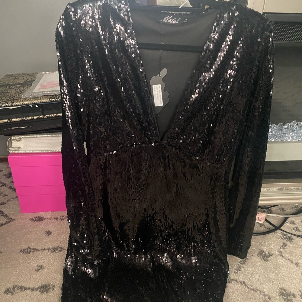 Beautiful black sequence dress